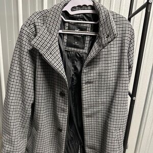 Grey Hollister Cozy Brushed Shacket Size Medium